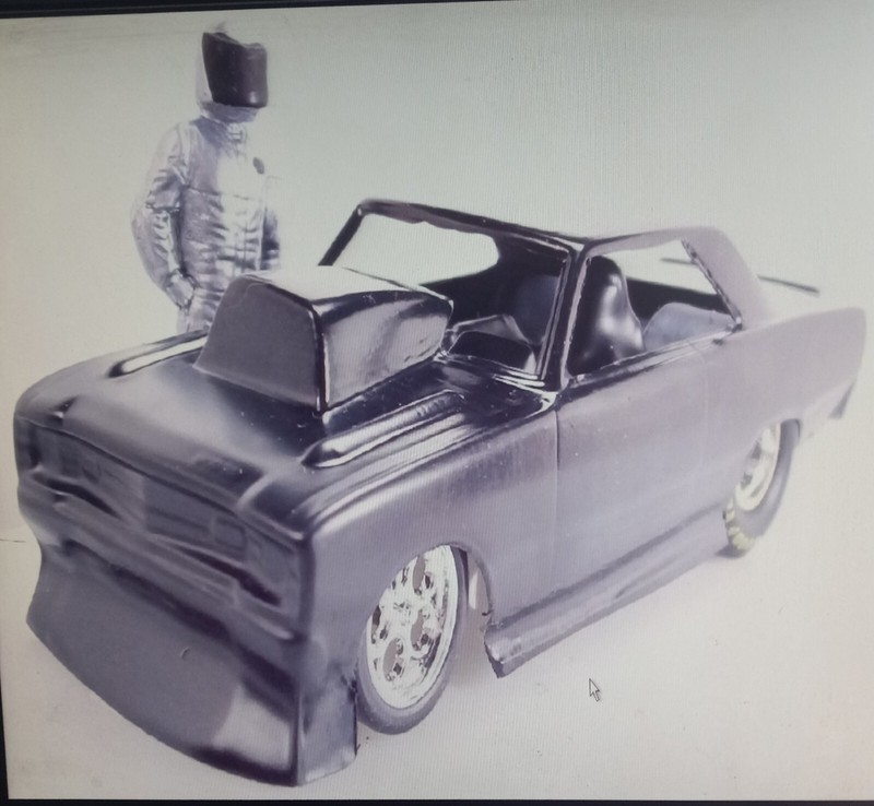 dodge Dart Hemi body- 1/24 drag car
