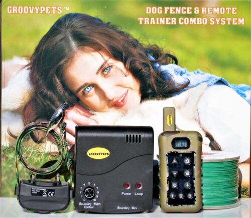 Underground Dog Containment Fence Remote Shock Collar No Bark  Hunting Trainer - Afbeelding 1 van 7
