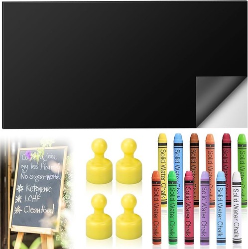 New Dry Wipe Magnetic Board White&Black Board Memo Notice For Office School Home - Picture 23 of 23