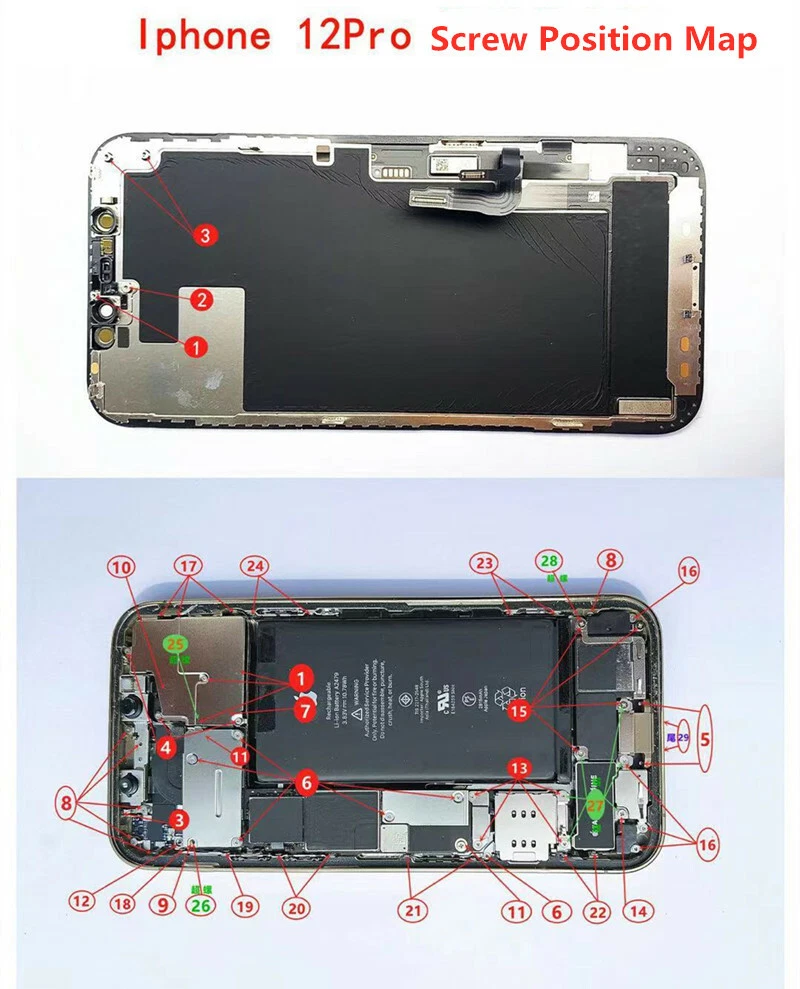 Iphone 5 Screw Diagram