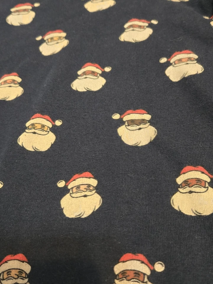 Gap Kids Christmas Santa Claus Pajamas PJs 2PC Unisex Kids Sz 6  - Image 2 of 4