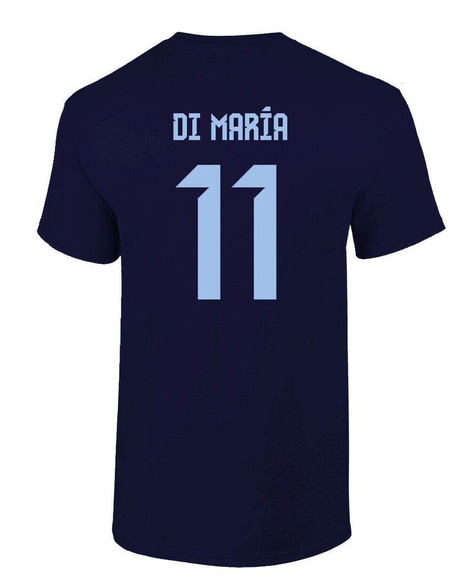 Argentina Soccer #11 Angel Di Maria World Football Adult and