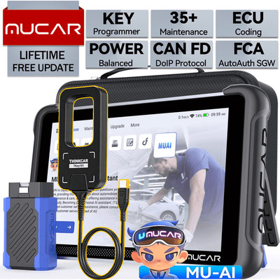 MUCAR 892BT ECU Coding Scanner Auto Diagnostic Tool Car Key Program W/ 6 Remotes