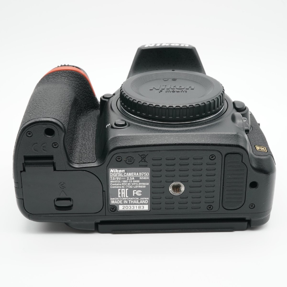 Nikon D750 DSLR Camera Body 7774 Shutters, No Grip, Strap