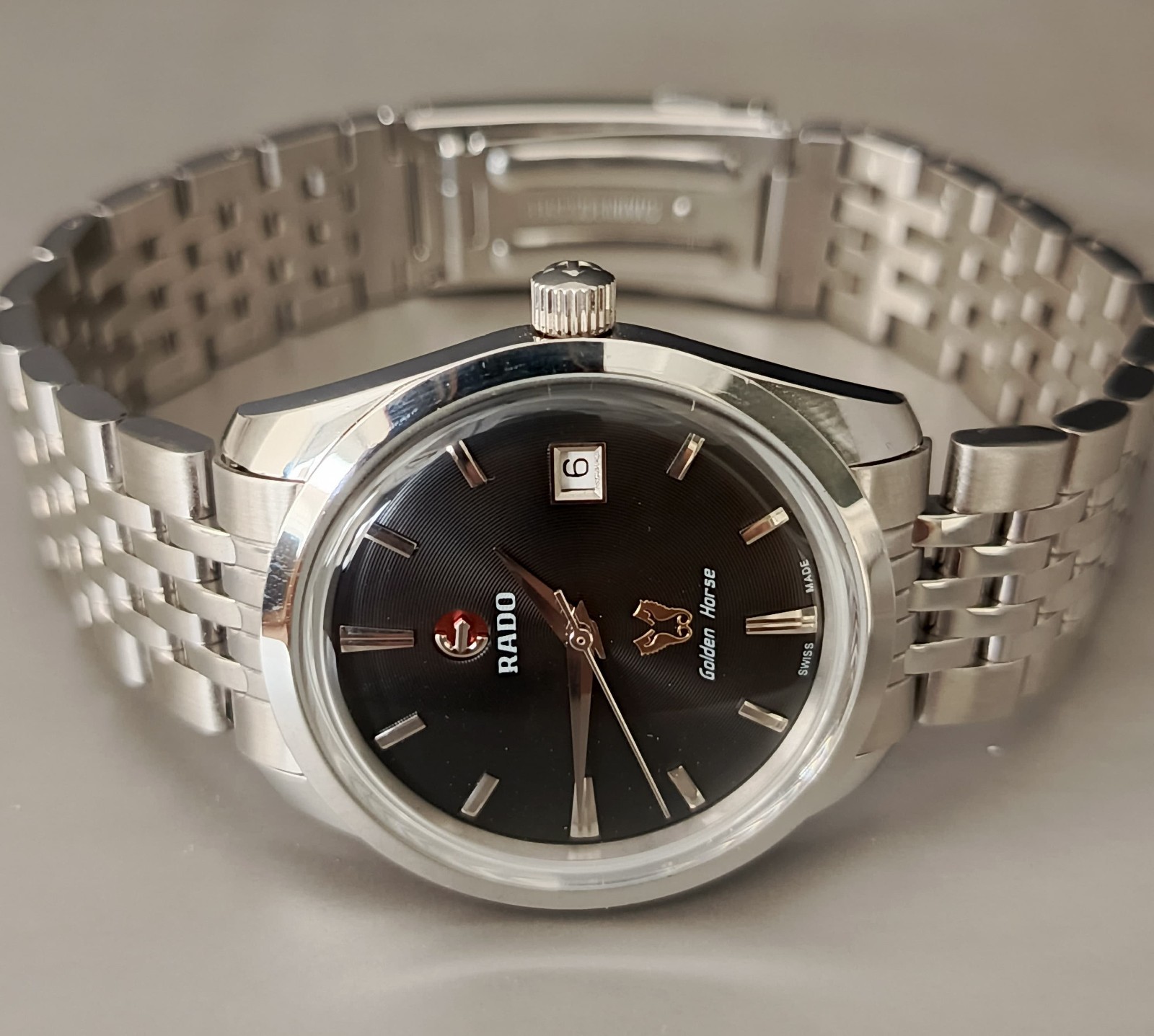 Rado Golden Horse Automatic Men's Watch with Black Dial