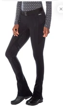 Kerrits Ice Fil Full Seat Bootcut Tight Pants Black 2x Equestrian Riding