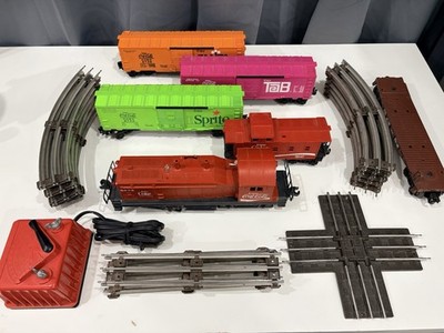 LIONEL 1975 COKE - COCA COLA TRAIN SET - SPRITE ,TAB, FANTA, TRANSFORMER, TRACKS