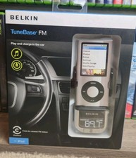 Belkin TuneBase FM Transmitter Charger for iPod Classic Nano 30 Pin Sealed