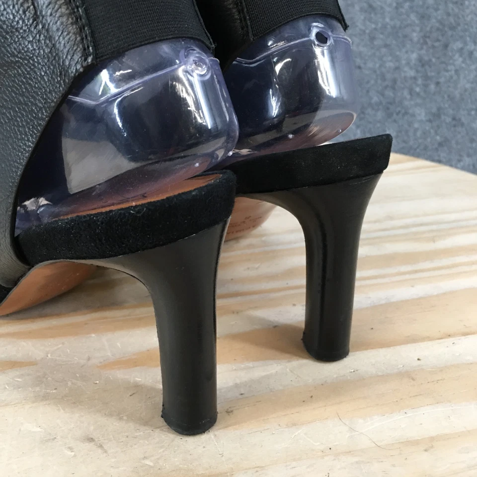 Sandalias Aquatalia para mujer 8 Bayleigh vestido con tiras de cuero negro Italia Foto 4 de 4