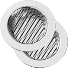 Kitchen Sink Strainer Stainless Steel, LASSHSWA Kitchen Sink Drain Strainer, ...