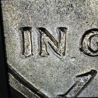 #ad 1971 D Kennedy Half Dollar DDOR VERY CLEAN Off Set Rim #32 $80.00