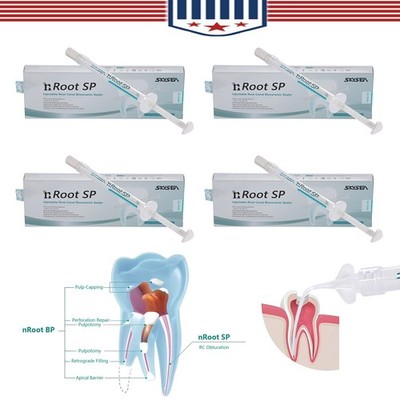 4*2g nRoot SP Dental Sealer Calcium Silicate-based Bio-ceramic Root Canal Sealer