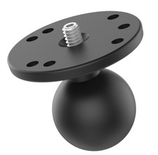 RAM-202AU RAM C-Size 1.5-Inch Ball Adapter w/Round Plate and 1/4"-20 Stud