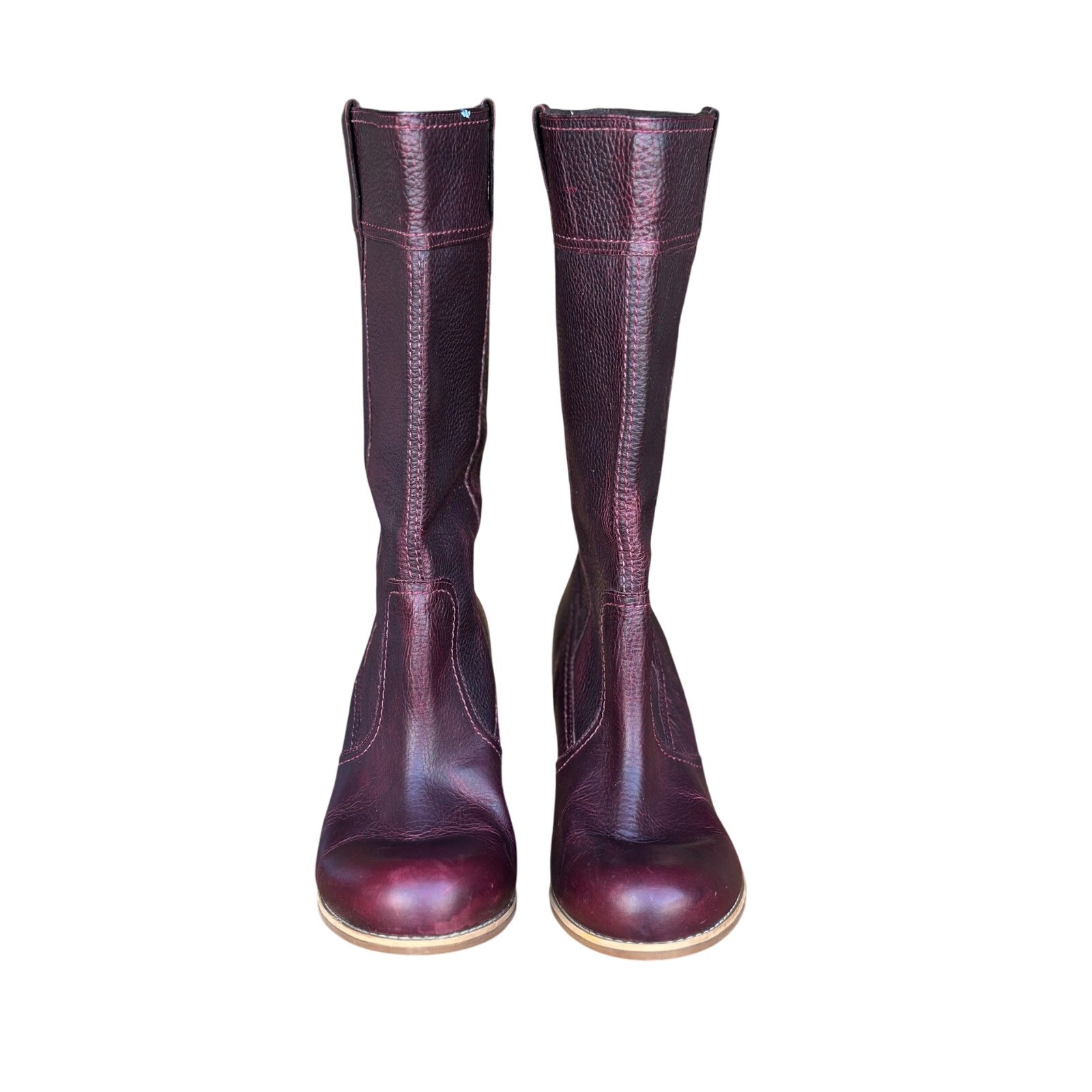 Timberland Womens Rudston Burgundy Weatherproof Pull On Boots