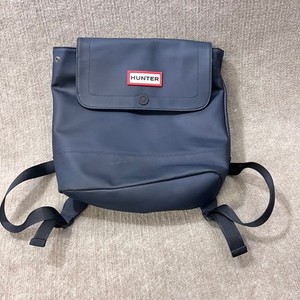 Hunter Target Rubber Backpack Navy Blue Water Resistant Unisex Adjustable Straps Hunter Backpack Blue Bags & Handbags for Women for sale | eBay main image 2