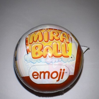 Emoji Plush MiraBall Mystery Ball with Stickers & Fidget Toys (1-Pack)