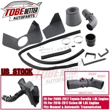 For Corolla 2009-17 Scion iM 16-17 1.8L Shield Cold Air Intake Filter Kit Black