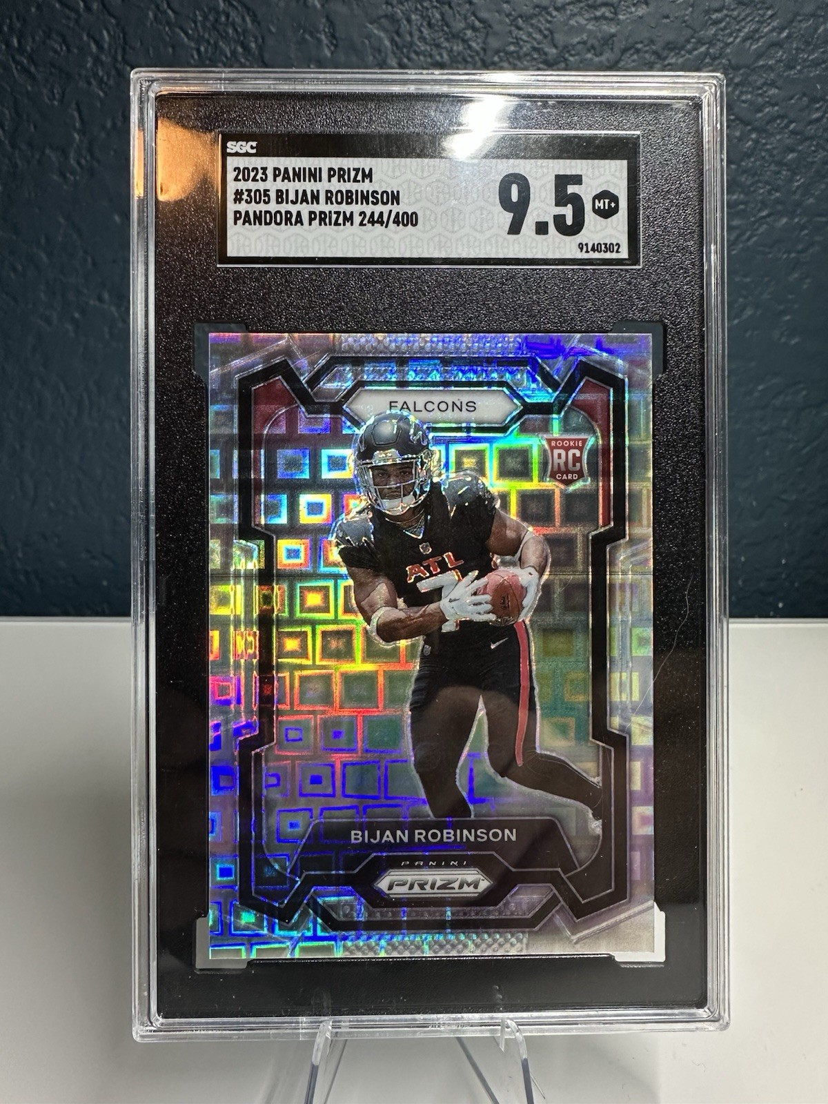 2023 Panini Prizm Rookies Bijan Robinson #305 Pandora Prizm /400 (RC)