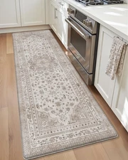 Kitchen Floor Mats Anti Fatigue, Cushioned Boho Rugs,Waterproof Non Slip Kitc...