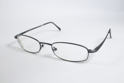 Elise Brille Mod 004 Damen Grau Vollrand Metall Eyewear Brille Brillengestell 51mm
