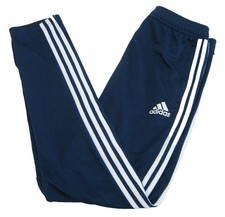 ADIDAS Boy's Size Youth XL Blue Athletic Track Pants Sweatpants Zipper Pockets