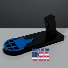 Atlas 2011 Pistol Display Stand Safe Organizer Black Blue