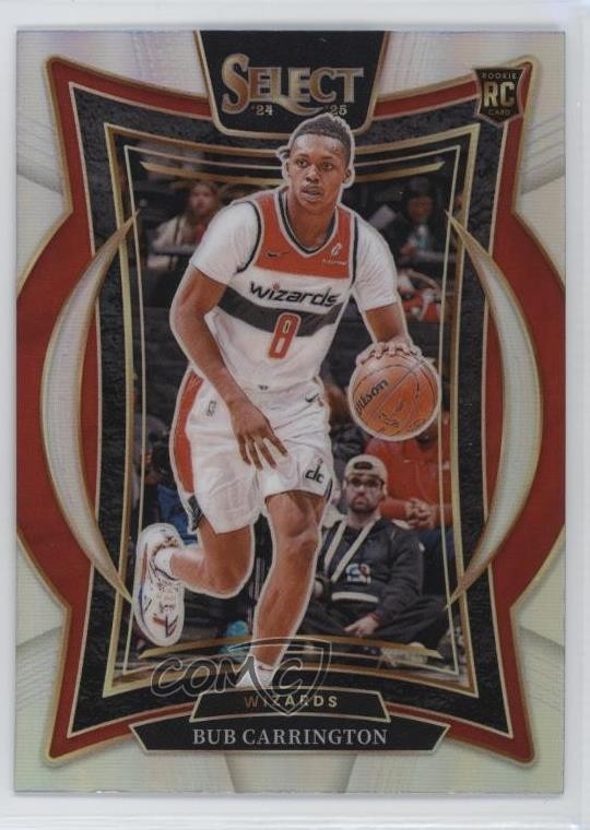 2024-25 Panini Select Concourse Silver Prizm Bub Carrington #81 1l6f
