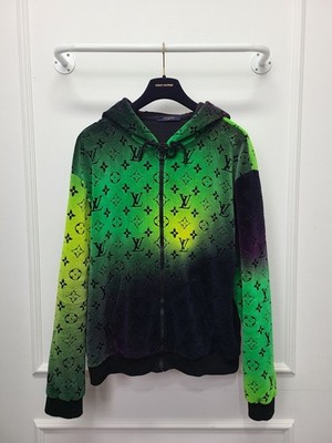 Louis Vuitton Monogram Multicolor Gradient Velour Zip-Up