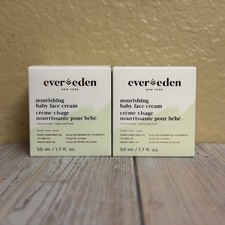 Bundle of 2 Evereden Nourishing Baby Face Cream Unscented 50ml / 1.7 oz New
