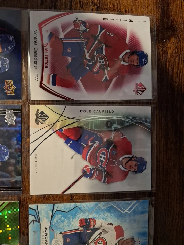 Montreal Canadiens Lot Of 8 Cards As Pictured **Combine Ship ** - Image 4 of 4