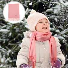 Holiday Scarf for Kids Cozy Children Neck Wrap Warmer Winter Shawl