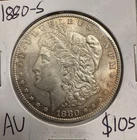 1880-S AU Morgan Silver Dollar