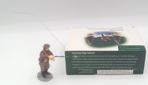 Dept. 56 New England Village Series Fly-Casting in the Brook #56633 - Picture 4 of 5