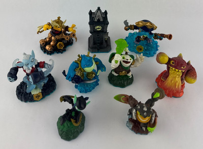 Skylanders Swap Force Characters Lot  of 9 Wash Buckler Night Shift 