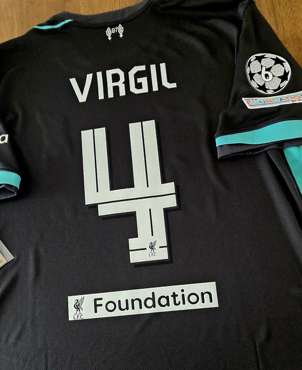 2024/25 NIKE LIVERPOOL FC #4 VIRGIL UCL CHAMPIONS LEAGUR AWAY