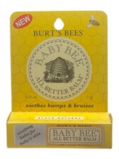 Burt's Bees Baby Bee All Better Balm Stick Soothes Bumps  Bruises New in Box