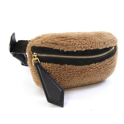 Max Mara Waist Bag Teddy1 Teddy Bear 14-51-61993 Brown Alpaca Wool Silk