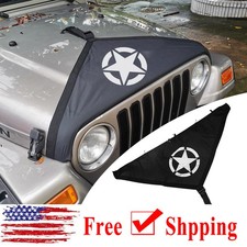 Front Hood Cover Bra Cover Protector Kit 1997-2006 For Jeep Wrangler Tj