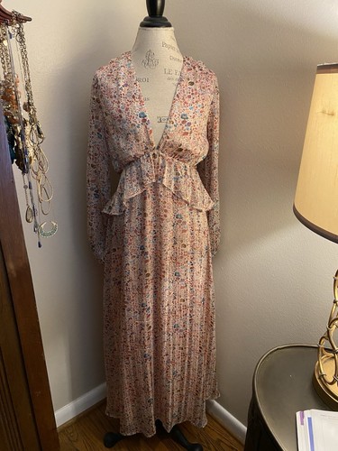 Buddy love Eden Long Sleeve Maxi Dress Size Small