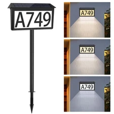 Sign LED House Numbers Waterproof 3 Colors 2 Install Optionsttttttttttttttttt...