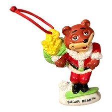 Adorno de cereal vintage 1993 Navidad coleccionable OSO DE AZÚCAR