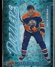 2024-25 Upper Deck Zach Hyman Dazzlers Blue #DZ-52 Edmonton Oilers