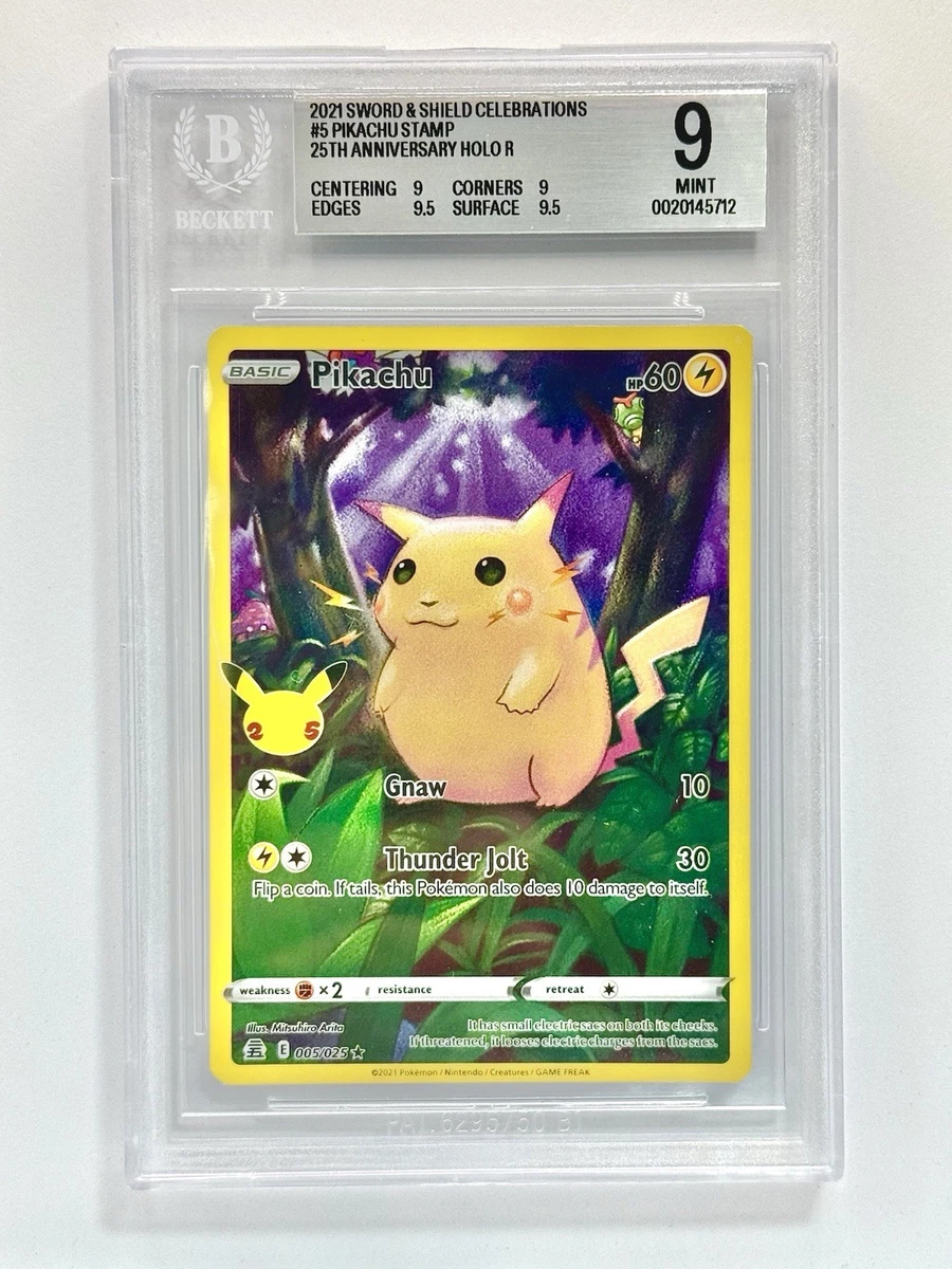 Pikachu Pokémon TCG Beckett Grading Services (BGS) Individual