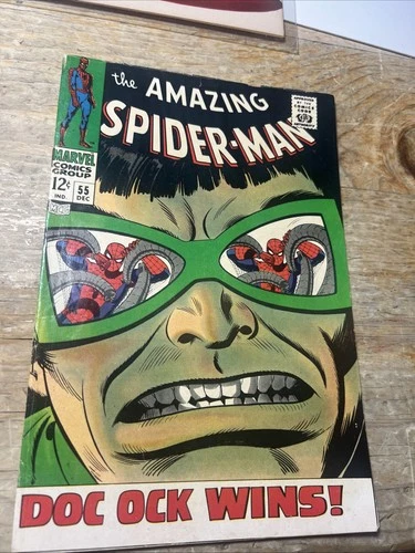 🔥 Amazing Spider-Man (1967) #55  VF + Doc Octopus * John Romita Sr