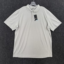 Nike Golf Tour Performance Polo Shirt Men's XL Gray Dri-FIT Golf Relaxed Fit