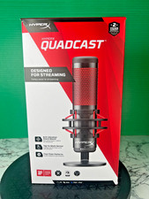 HyperX QuadCast USB Gaming Microphone Compatible with PS4/PS5/PC/MAC