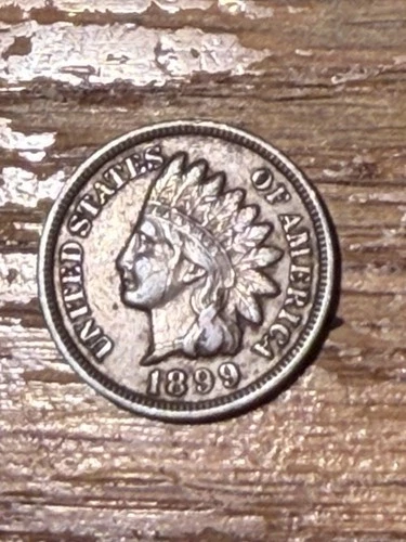 1899 Indian Head Cent Choice Extremely Fine XF+ Coin #27367