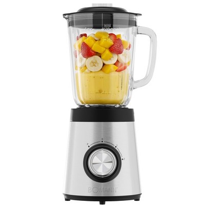 Bomann Universalmixer UM 6084 CB Edelstahl, Ice Crush-Funktion, 700 W, NEU