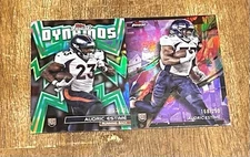 Audric Estime Purple Refractor /250 & Green Dynamos /75 (2) Rookie Card Lot!