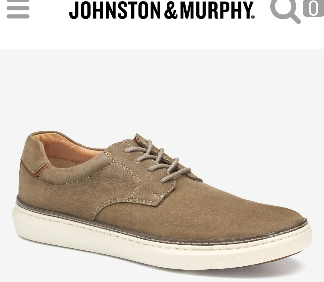 Johnston & Murphy Men's Shoe McGuffey 2 PLAIN TOE Taupe LEATHER 11.5 25-2986
Opens in a new window o